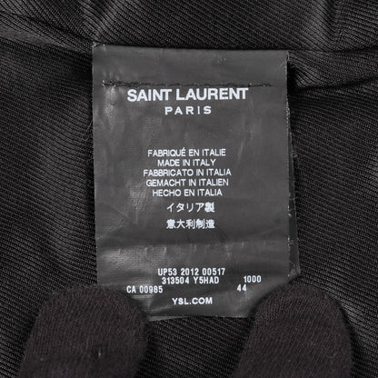 クラシック モーターサイクル ライダースジャケット レザージャケット レザー ブラック サンローランパリ アウター SAINT LAURENT PARIS