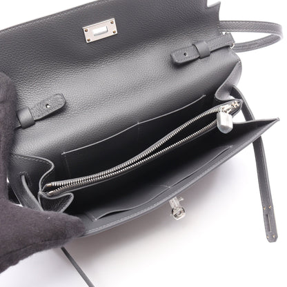 ケリートゥーゴー アルドワーズ ショルダーウォレット エバーカラー ダークグレー シルバー金具 K刻印 エルメス バッグ HERMES
