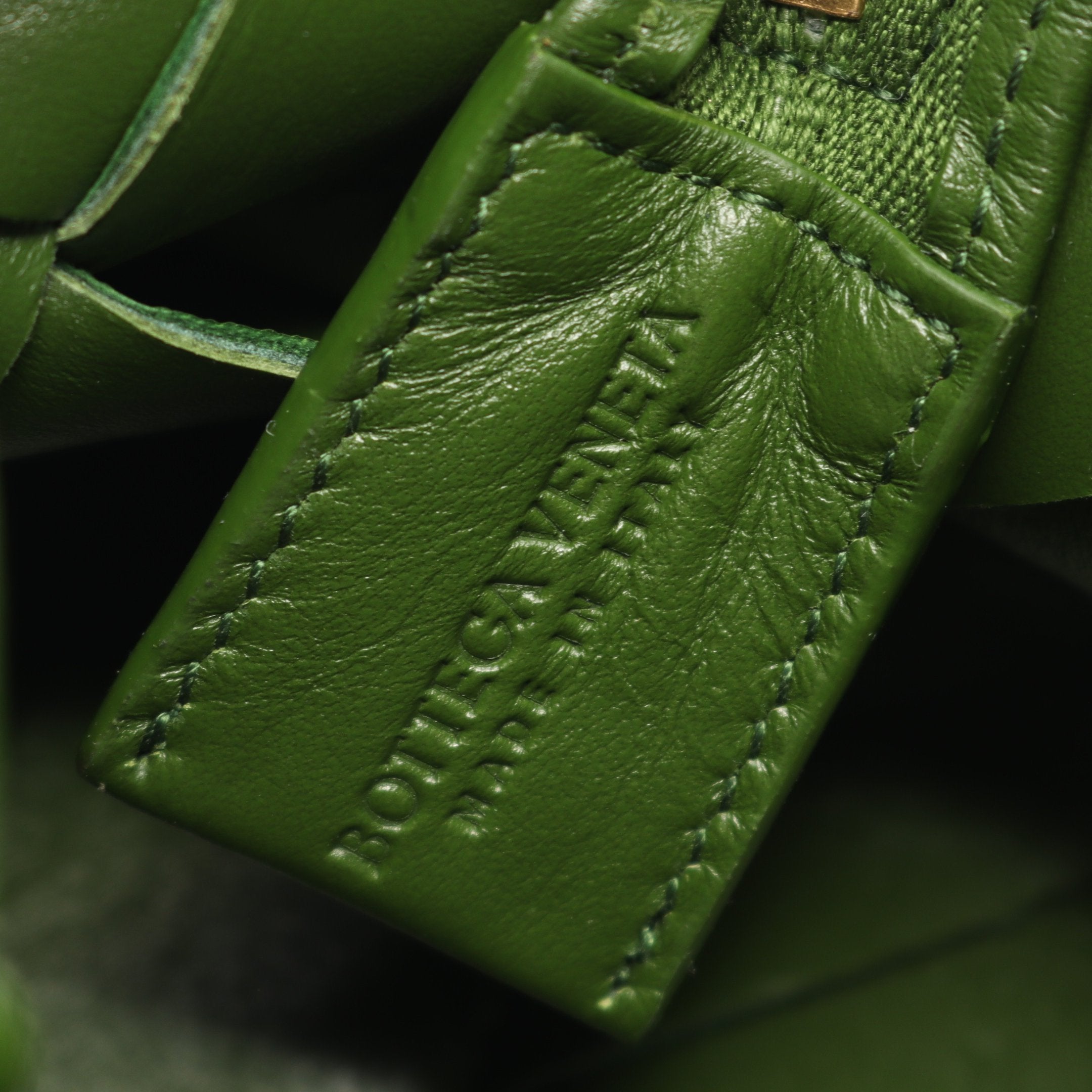 ミニ カセット カメラバッグ ショルダーバッグ レザー グリーン