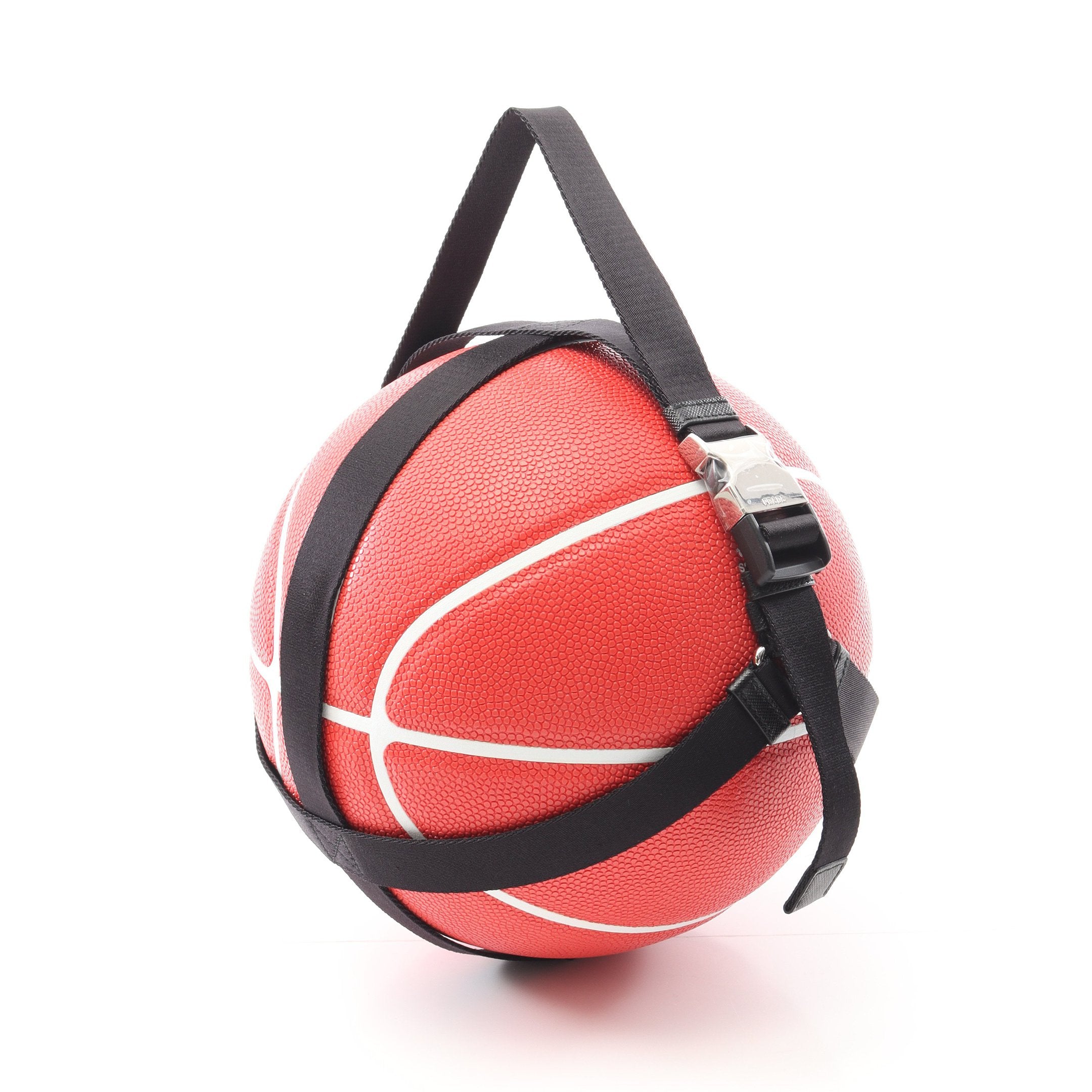 PRADA（プラダ）バスケットボール ピューター／ブラック メタル バスケットボール ネックレス | PRADA