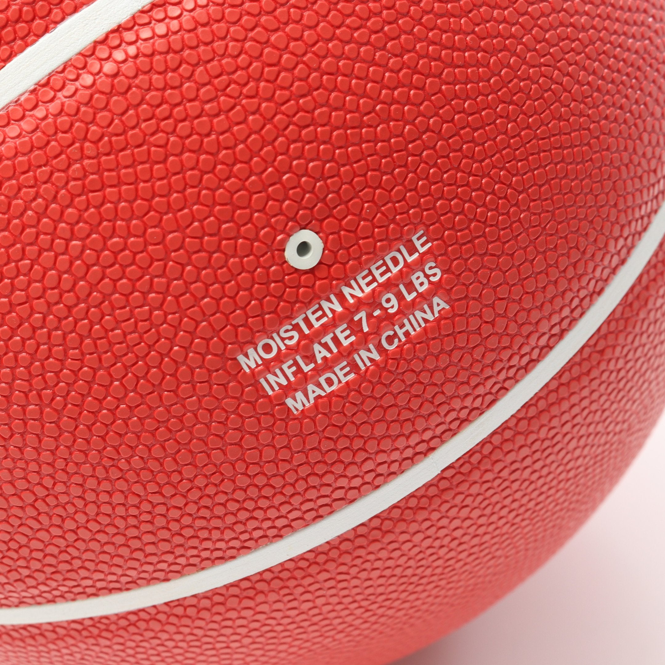 トライアングルロゴ バスケットボール ボール ラバー レッド ハーネス