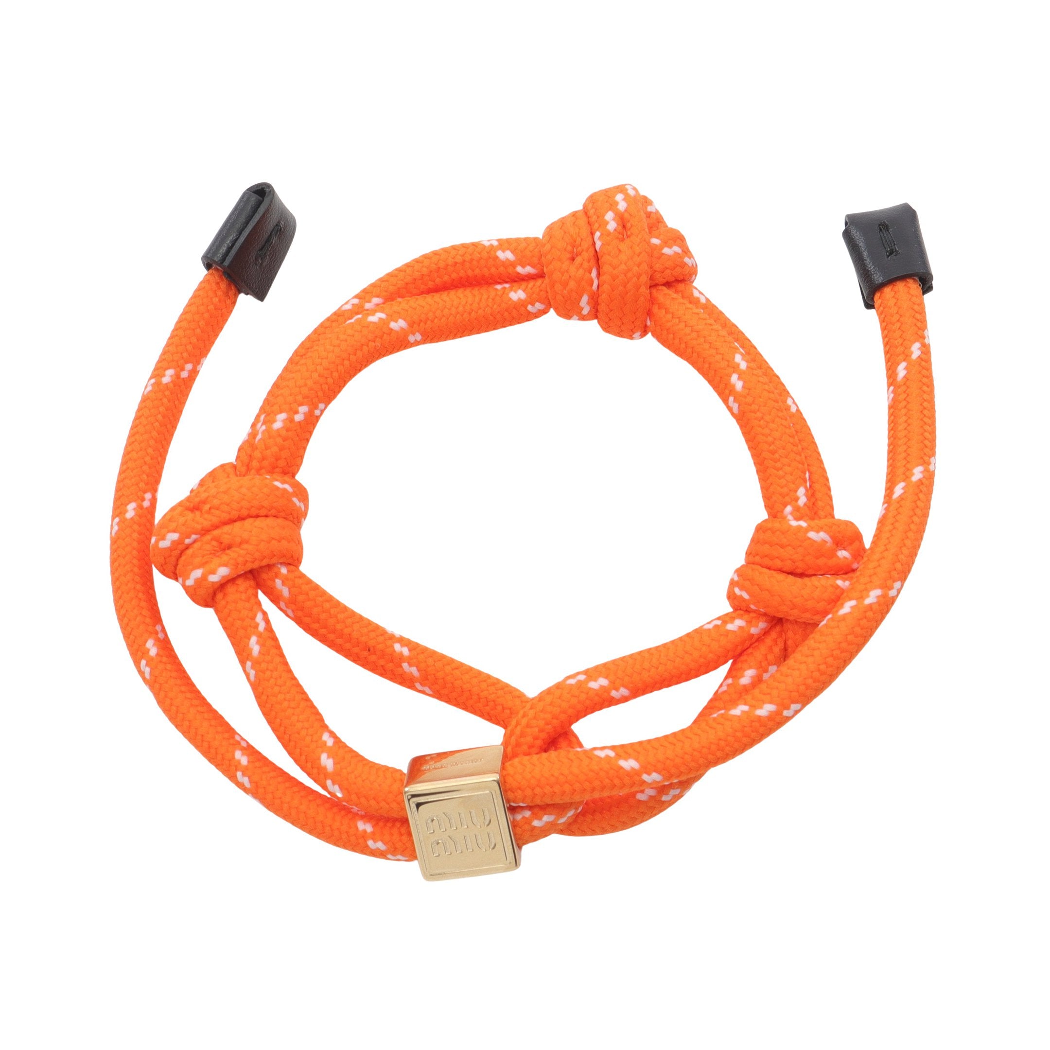 MIU MIU コード ブレスレット オレンジ ミュウミュウ