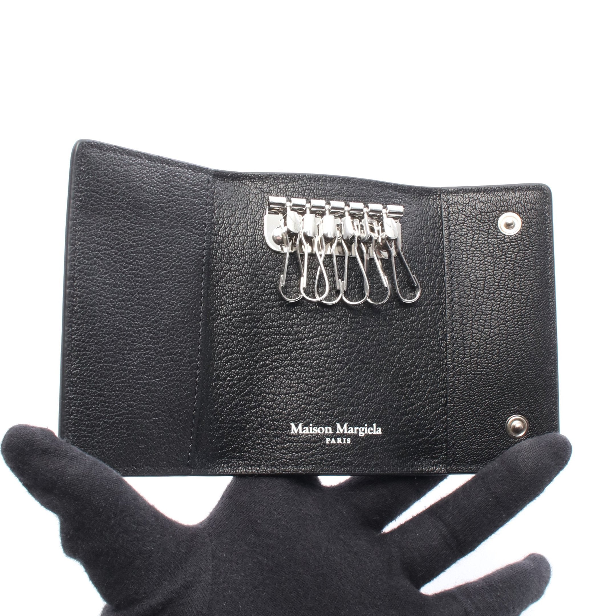 6連 キーケース レザー ブラック メゾンマルジェラ – RECLO