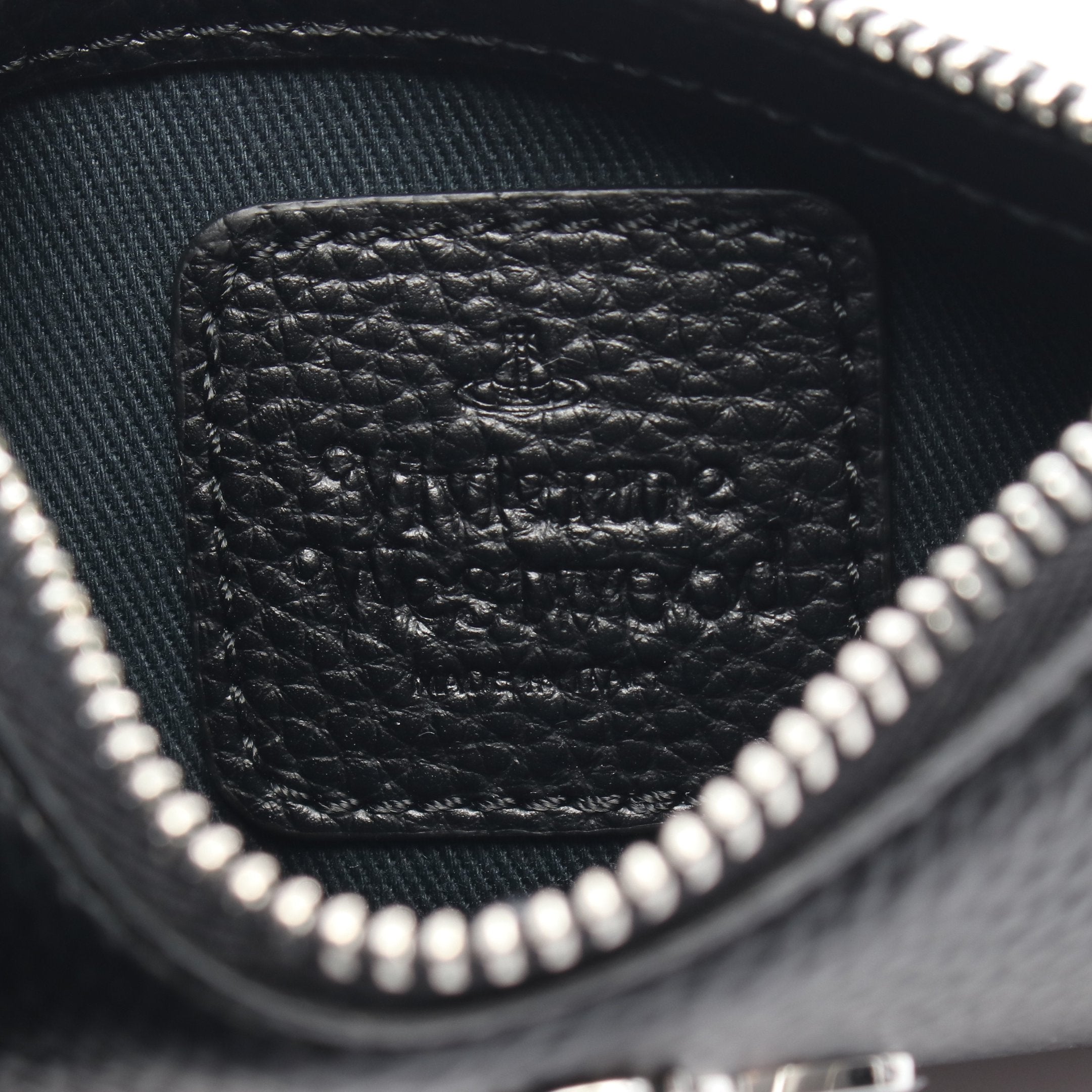 オーブ カードケース コインケース レザー ブラック ヴィヴィアン