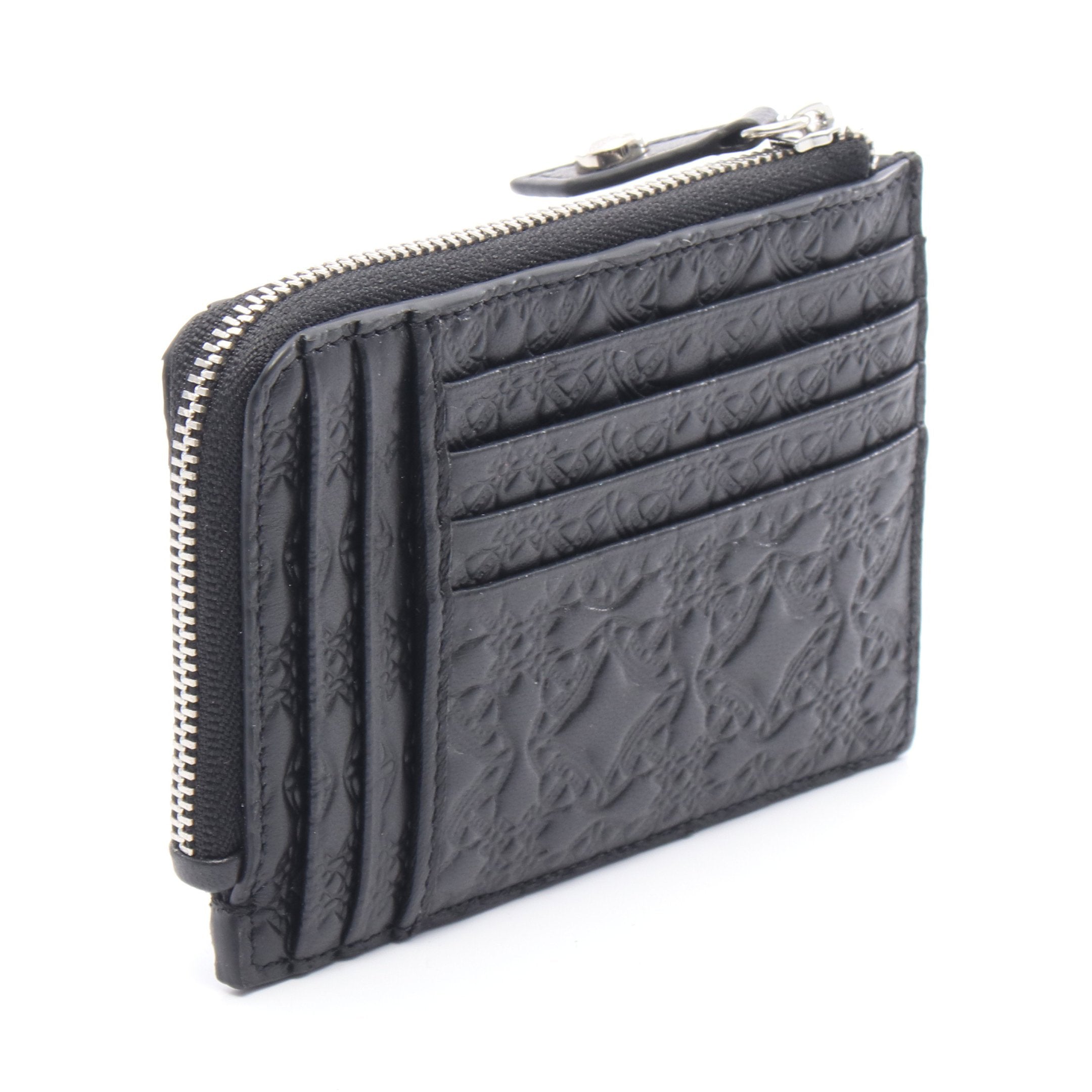 オーブ カードケース コインケース レザー ブラック