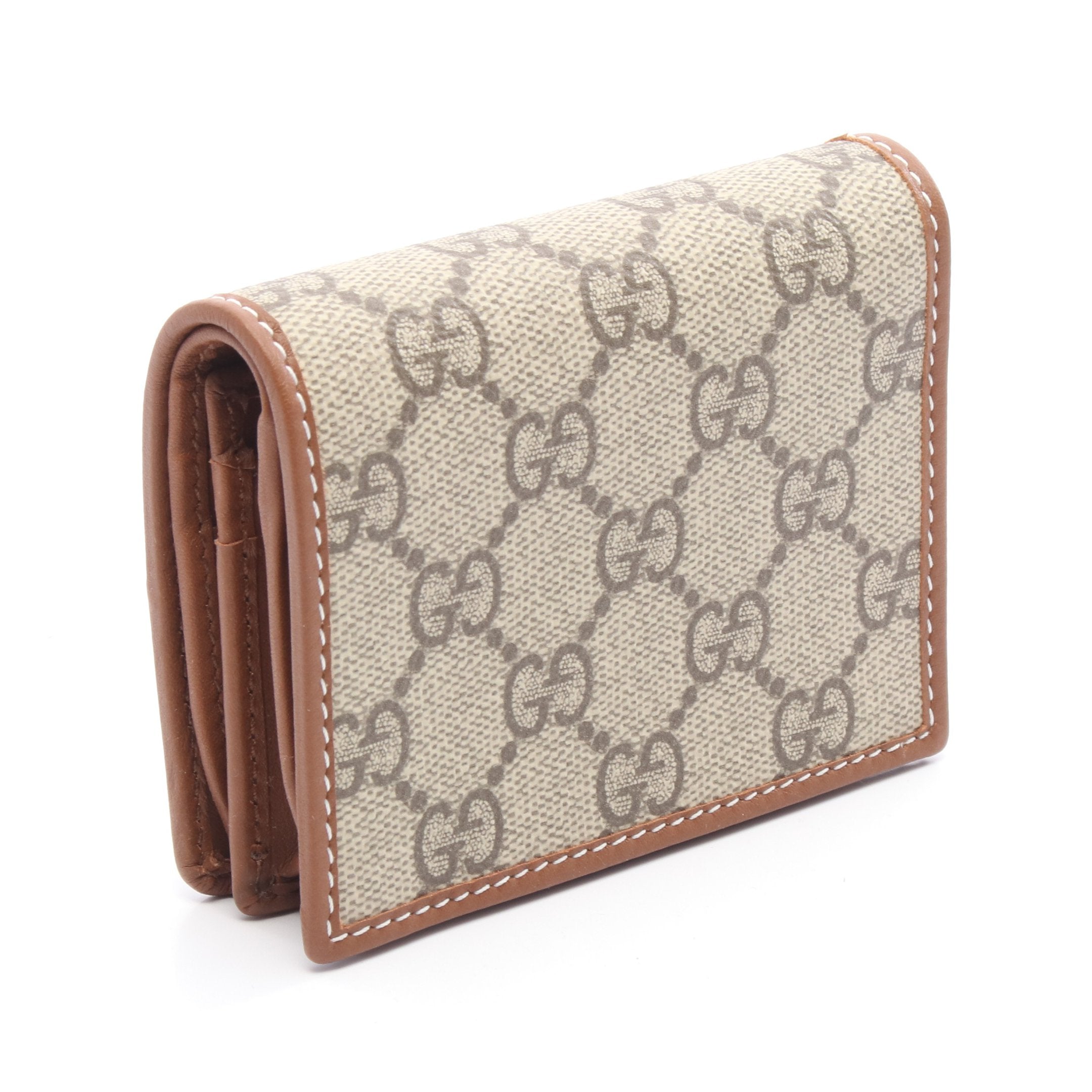 GUCCI グッチ　オールドグッチ　折り財布　PVC GG総柄　ベージュ GUCCI グッチ オールドグッチ 折り財布 PVC GG総柄 ベージュ