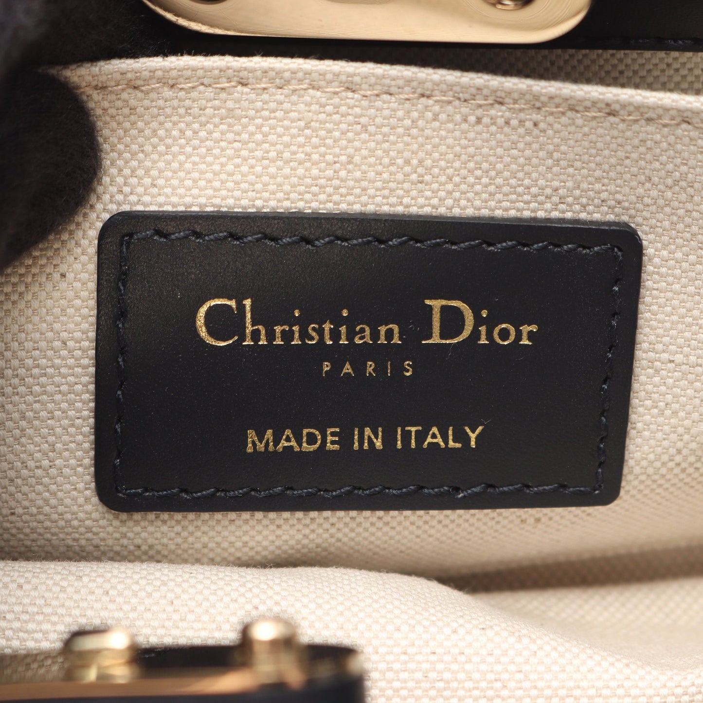 オブリーク キー Key ハンドバッグ キャンバス レザー ネイビー ベージュ クリスチャンディオール バッグ Christian Dior