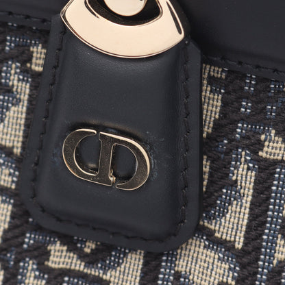 オブリーク キー Key ハンドバッグ キャンバス レザー ネイビー ベージュ クリスチャンディオール バッグ Christian Dior