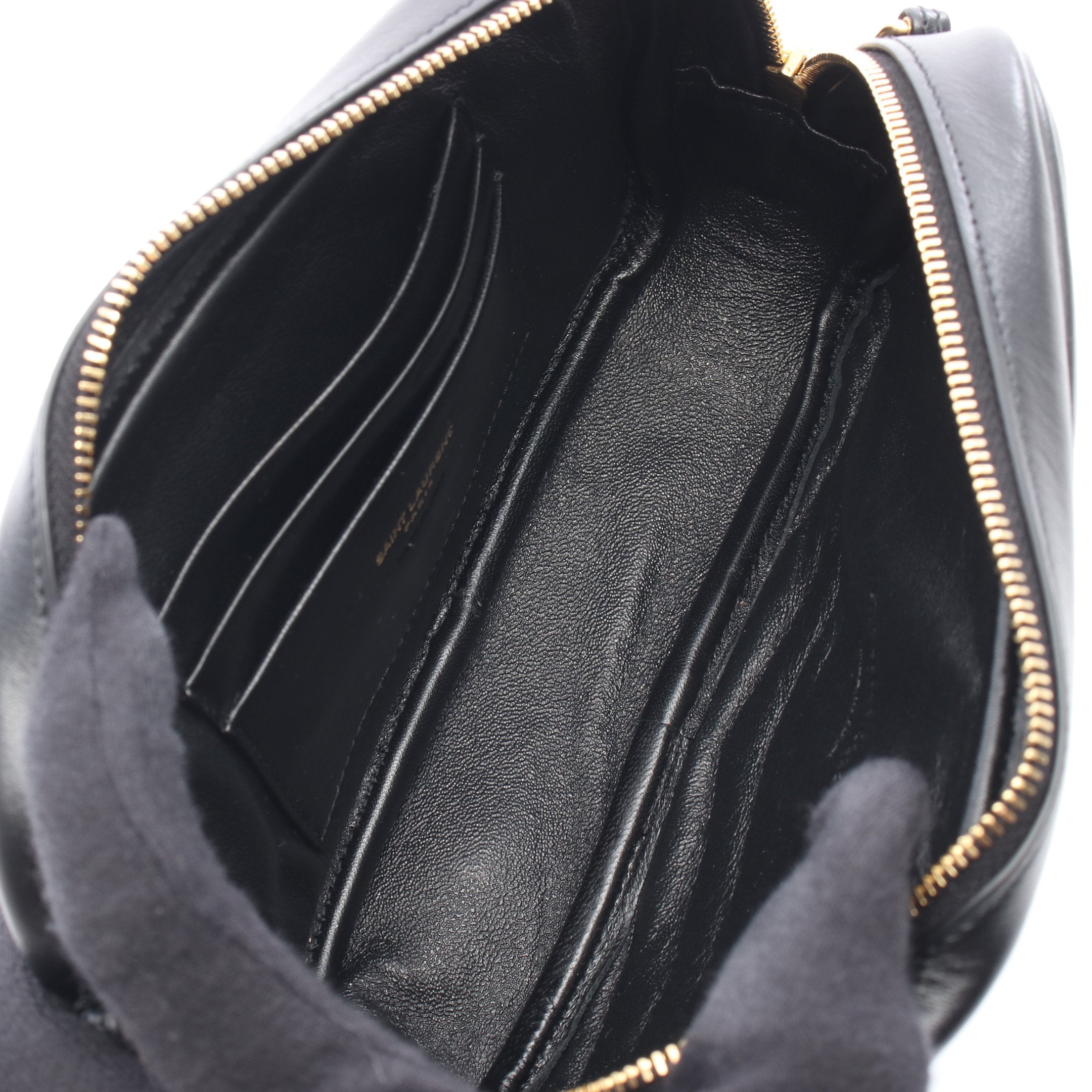 LOU ルー ミニバッグ チェーンショルダーバッグ レザー ブラック