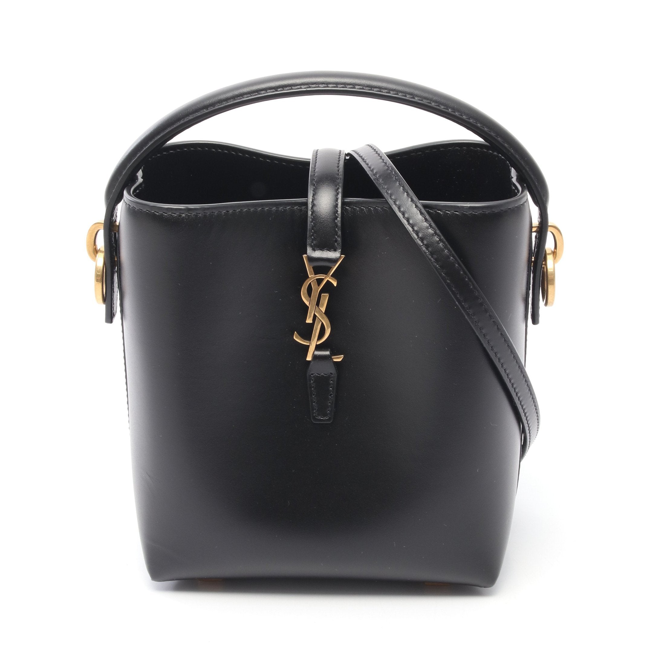 専用 Saint Laurent サンローラン レザー ハンド バッグ SAINT LAURENT