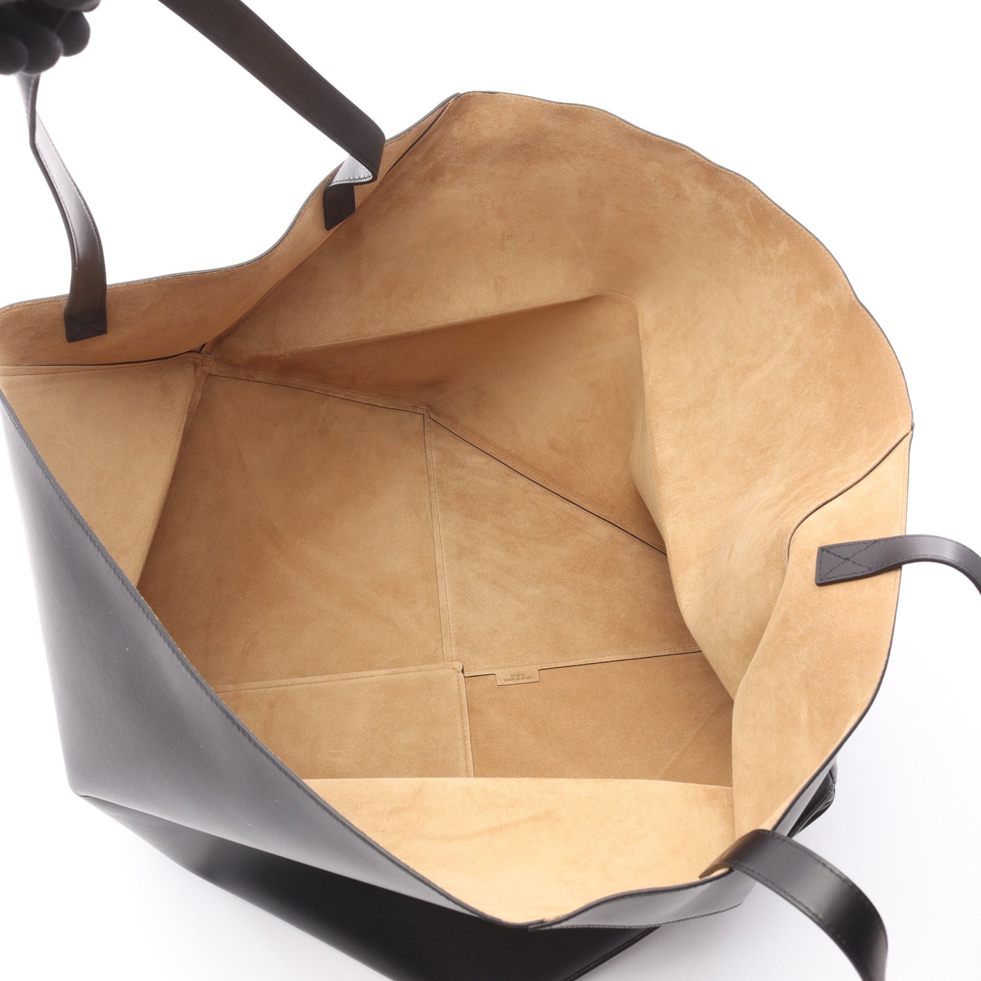 パズルフォルド ショルダーバッグ トートバッグ レザー ブラック ロエベ バッグ LOEWE