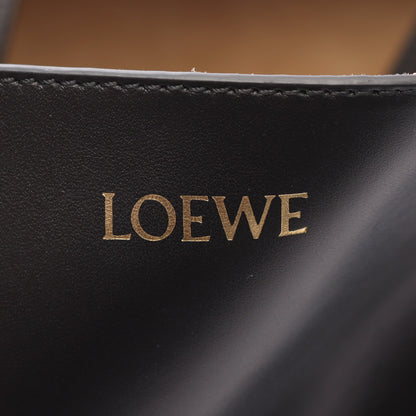パズルフォルド ショルダーバッグ トートバッグ レザー ブラック ロエベ バッグ LOEWE