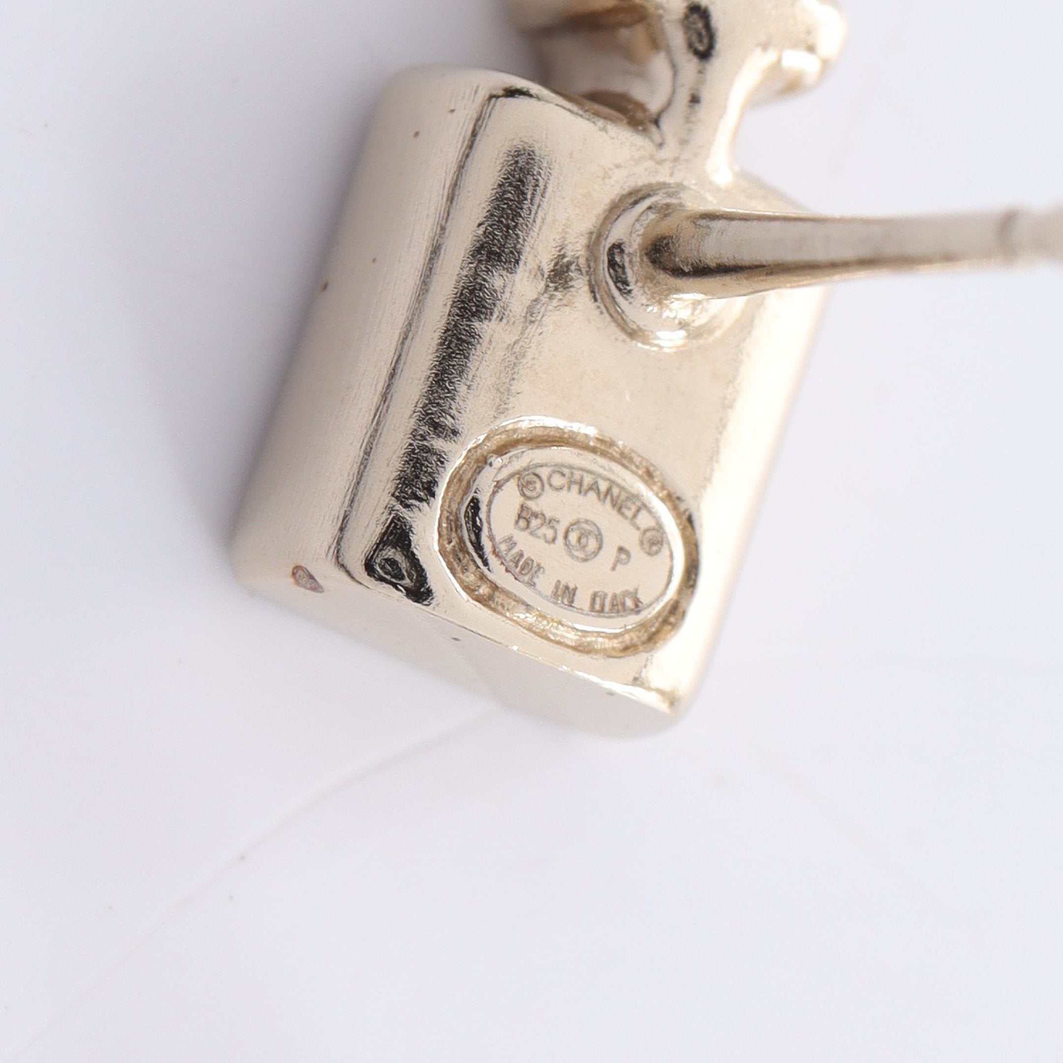 ココマーク ピアス 香水ボトル スター クローバー GP ラインストーン