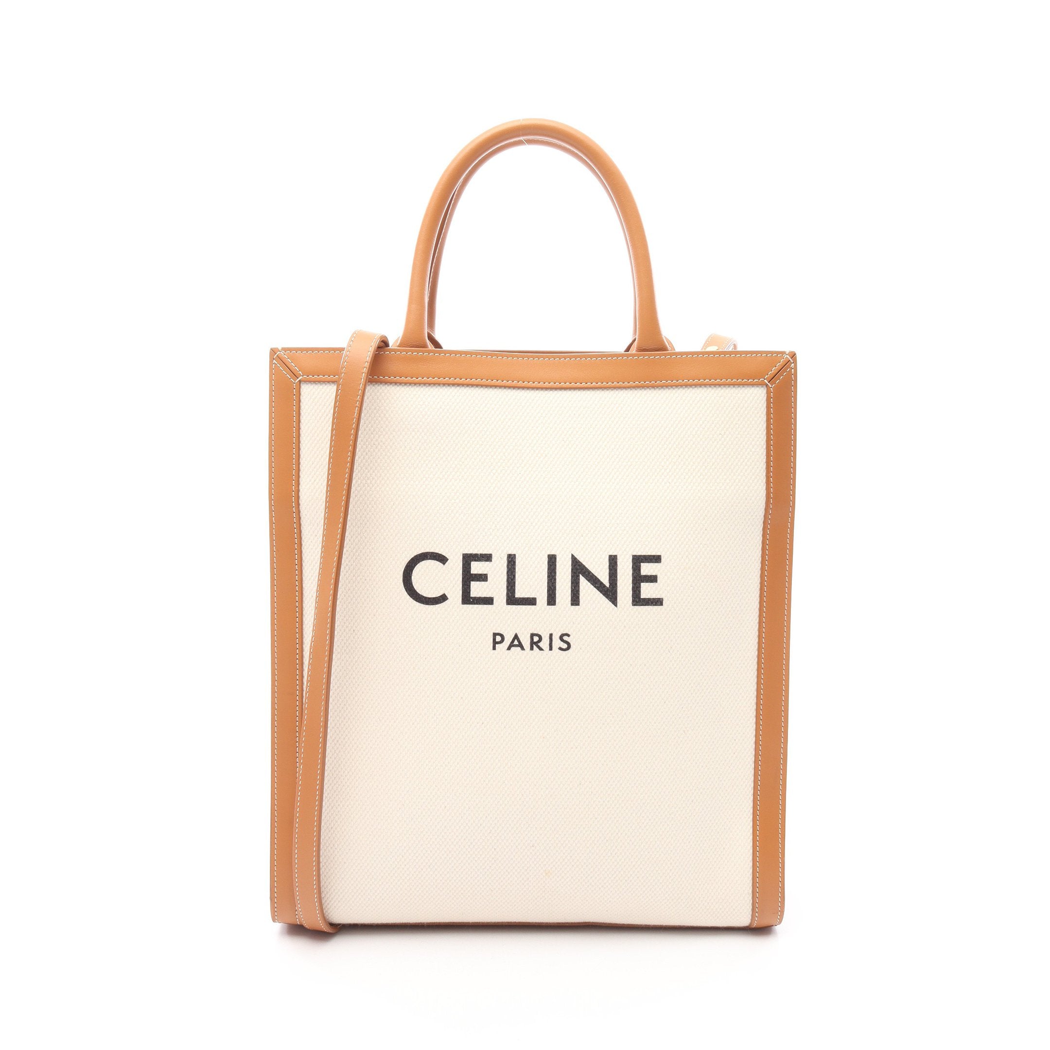 【美品】CELINE トートバッグ バーティカル カバ セリーヌ(CELINE)セリーヌ バーティカルカバ トートバッグ