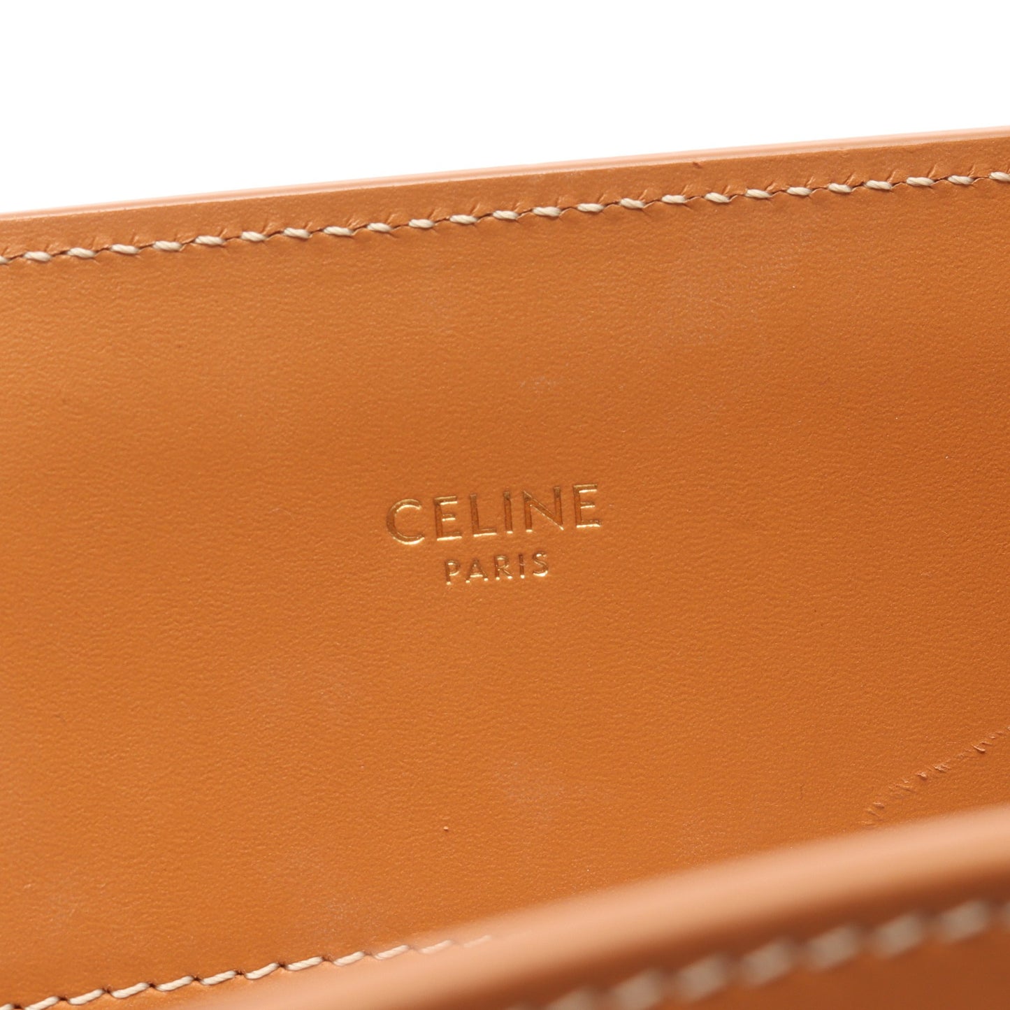 スモール バーティカル カバ ハンドバッグ トートバッグ キャンバス レザー オフホワイト ライトブラウン 2WAY セリーヌ バッグ CELINE