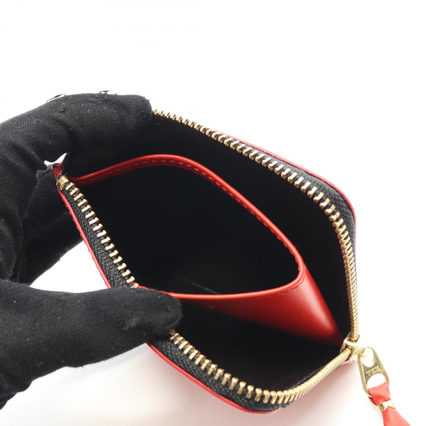 HUGE LOGO コインケース レザー レッド コムデギャルソン – RECLO 