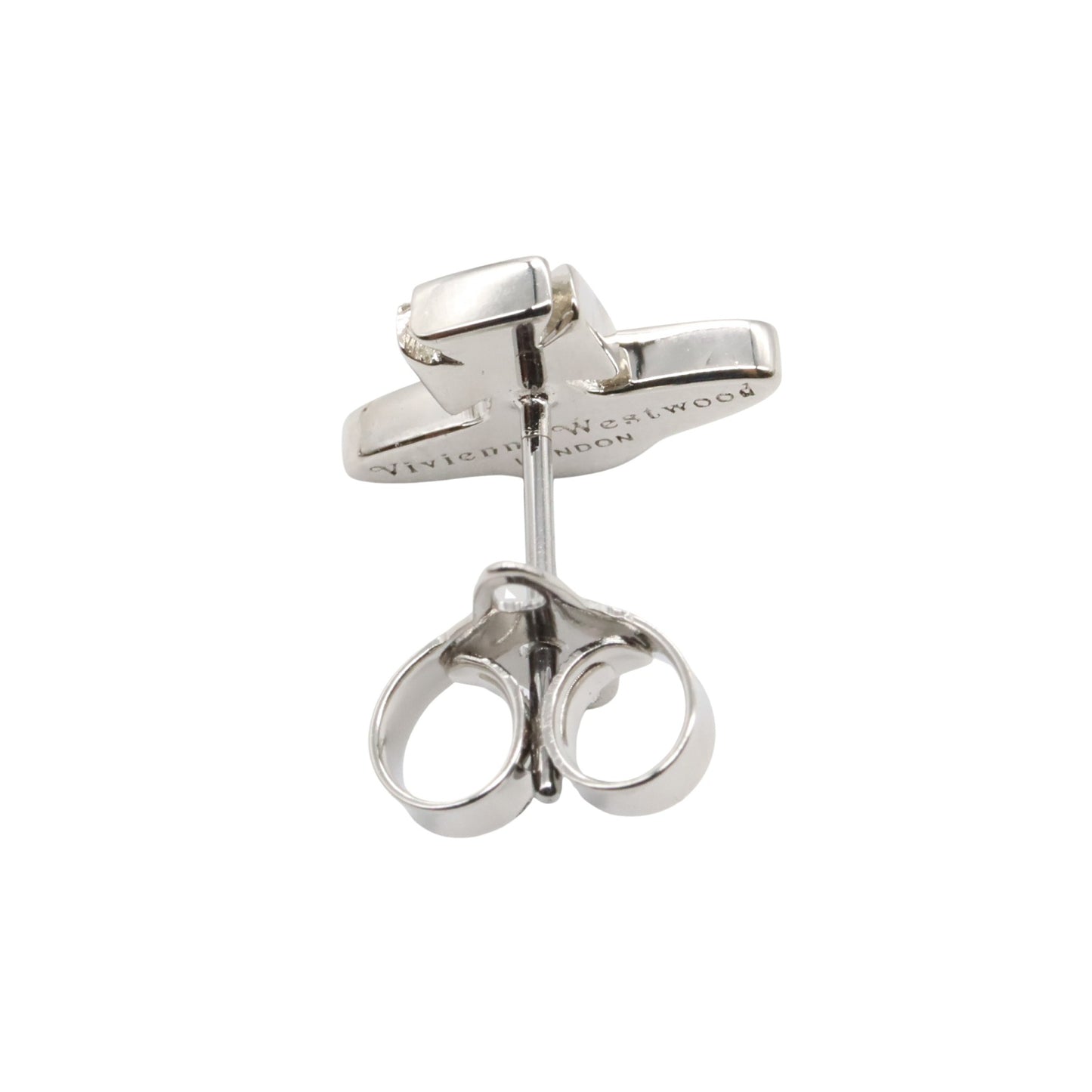 片耳 ピアス ピアス 真鍮 ブラック シルバー ヴィヴィアンウエストウッド アクセサリー Vivienne Westwood