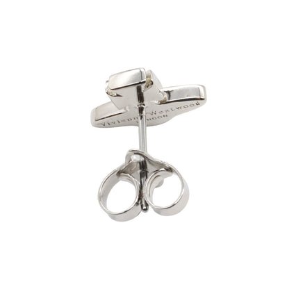 片耳 ピアス ピアス 真鍮 ブラック シルバー ヴィヴィアンウエストウッド アクセサリー Vivienne Westwood