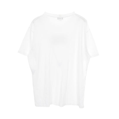 モンテカルロ Tシャツ クルーネック 半袖 コットン ホワイト ラインストーン シャネル トップス CHANEL