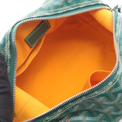 ボウリング25トイレタリーバッグ ショルダーバッグ コーティングキャンバス グリーン ゴヤール バッグ GOYARD