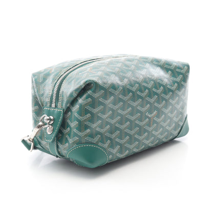ボウリング25トイレタリーバッグ ショルダーバッグ コーティングキャンバス グリーン ゴヤール バッグ GOYARD
