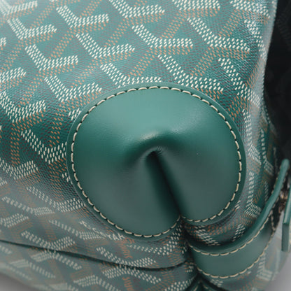 ボウリング25トイレタリーバッグ ショルダーバッグ コーティングキャンバス グリーン ゴヤール バッグ GOYARD