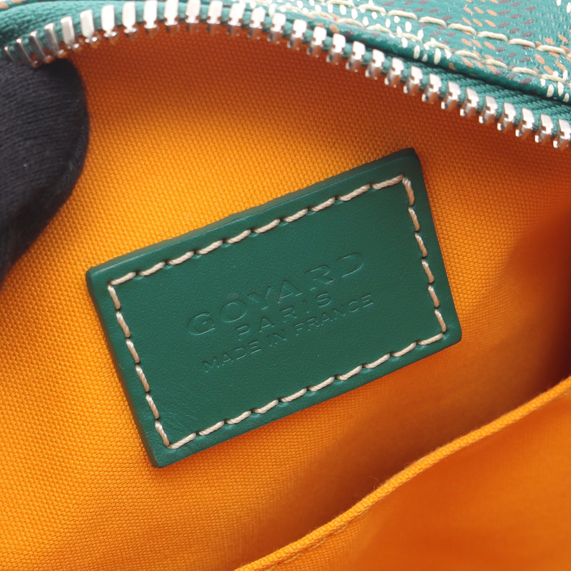ボウリング25トイレタリーバッグ ショルダーバッグ コーティングキャンバス グリーン ゴヤール バッグ GOYARD