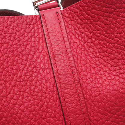 ピコタンロックPM ローズエクストリーム ハンドバッグ トリヨンクレマンス ピンク シルバー金具 A刻印 エルメス バッグ HERMES