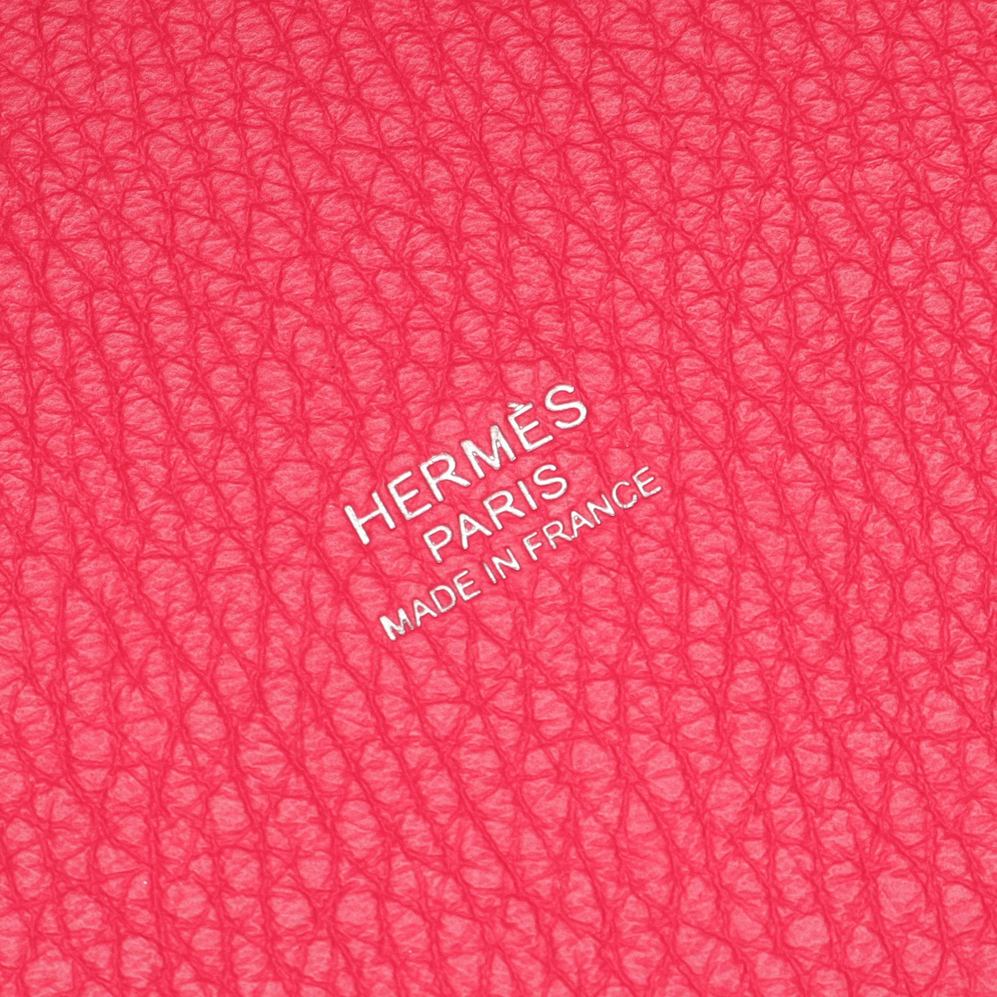 ピコタンロックPM ローズエクストリーム ハンドバッグ トリヨンクレマンス ピンク シルバー金具 A刻印 エルメス バッグ HERMES