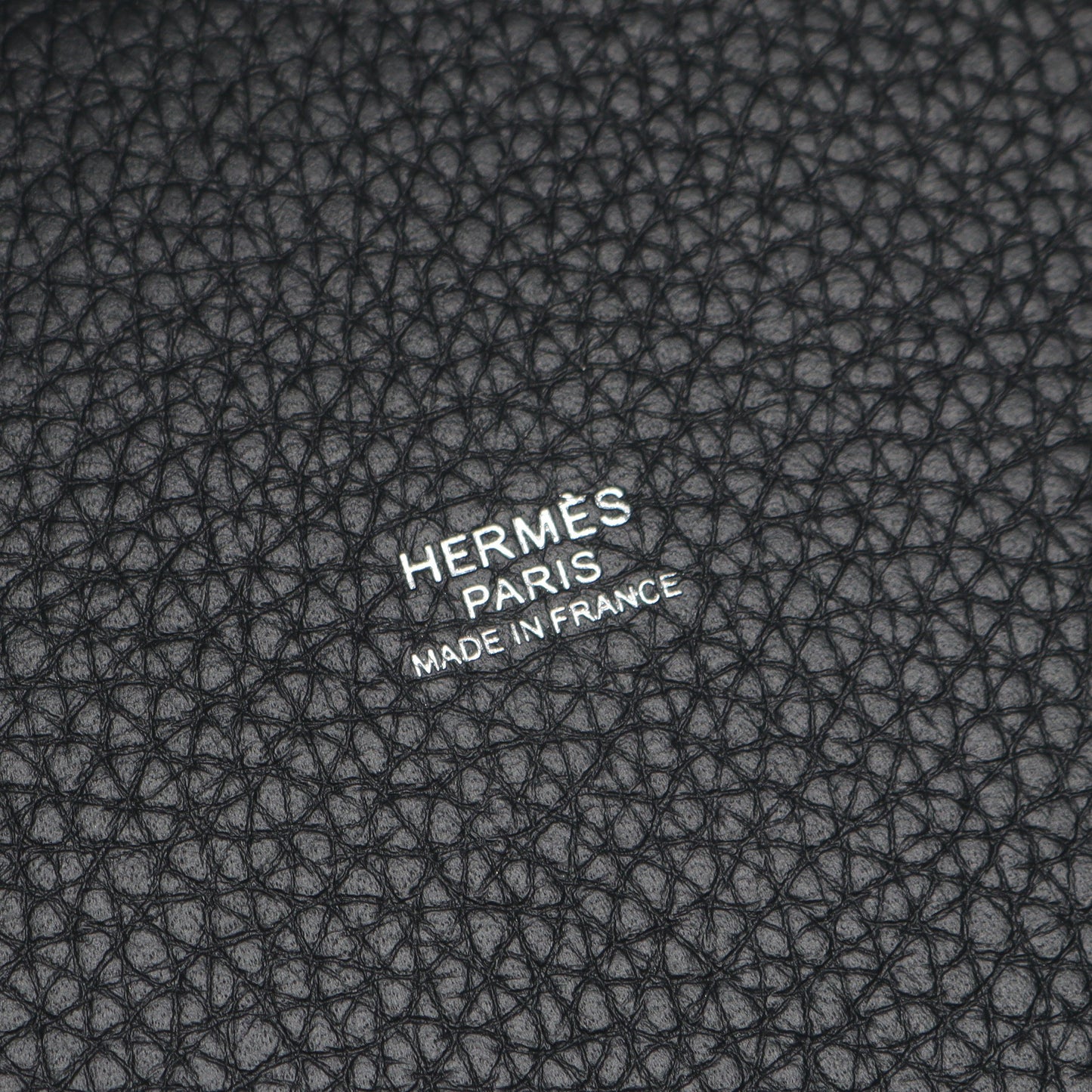 ピコタンロックPM ハンドバッグ トリヨンクレマンス ブラック シルバー金具 B刻印 エルメス バッグ HERMES