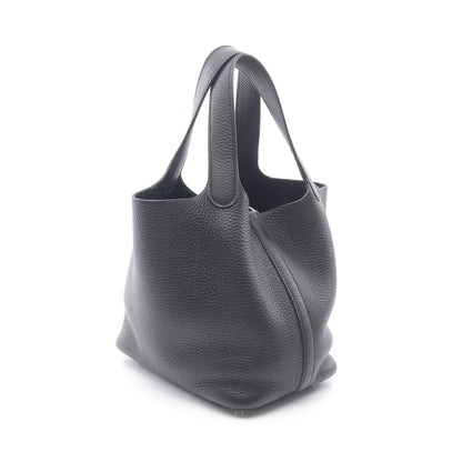 ピコタンロックPM ハンドバッグ トリヨンクレマンス ブラック シルバー金具 B刻印 エルメス バッグ HERMES
