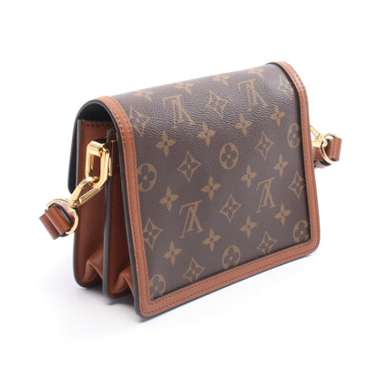 ドーフィーヌ MINI モノグラムリバース ショルダーバッグ PVC レザー ブラウン ベージュ ルイヴィトン バッグ LOUIS VUITTON