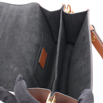 ドーフィーヌ MINI モノグラムリバース ショルダーバッグ PVC レザー ブラウン ベージュ ルイヴィトン バッグ LOUIS VUITTON