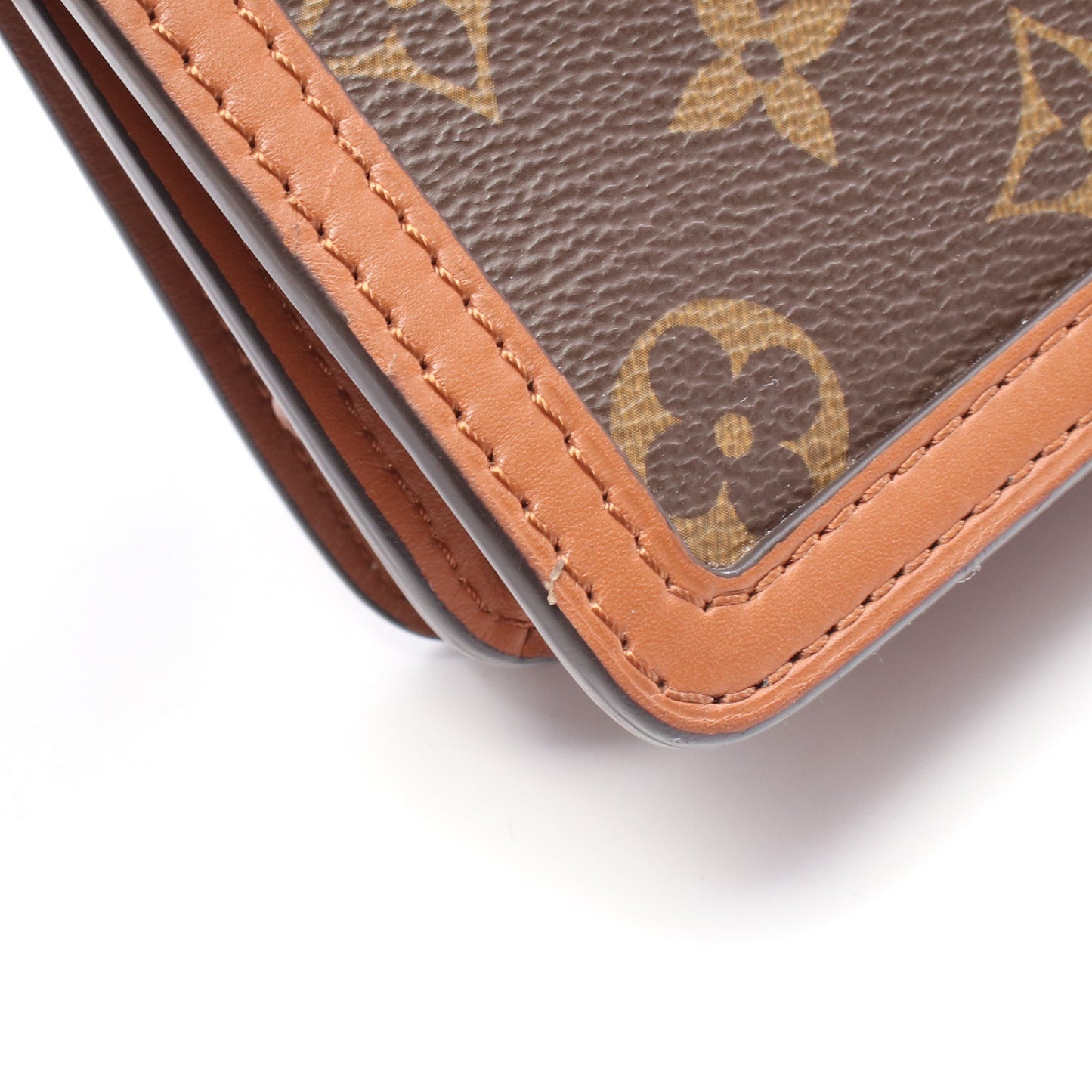 ドーフィーヌ MINI モノグラムリバース ショルダーバッグ PVC レザー ブラウン ベージュ ルイヴィトン バッグ LOUIS VUITTON