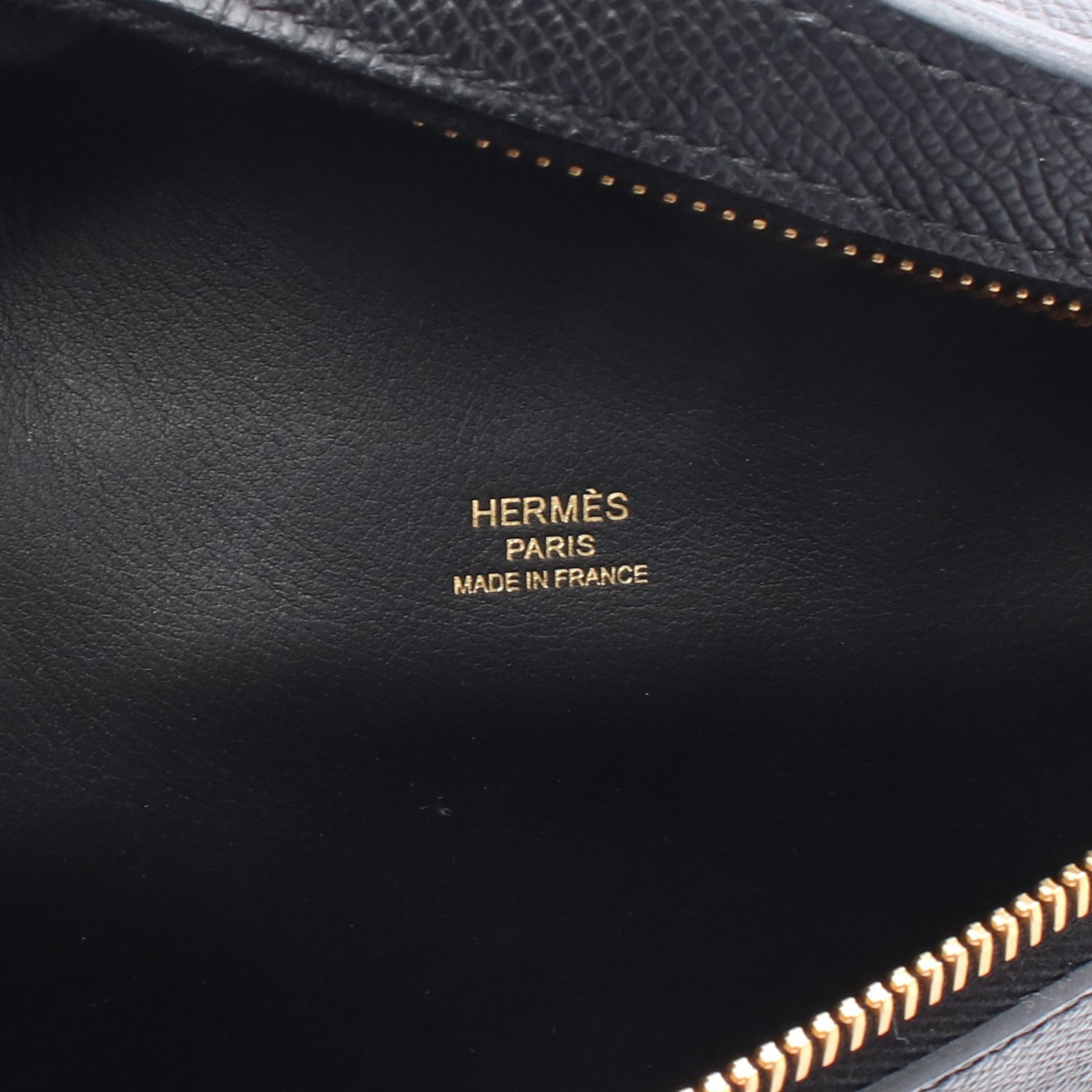 プティット コース ショルダーバッグ ヴォーエプソン ブラック ゴールド金具 B刻印 エルメス バッグ HERMES