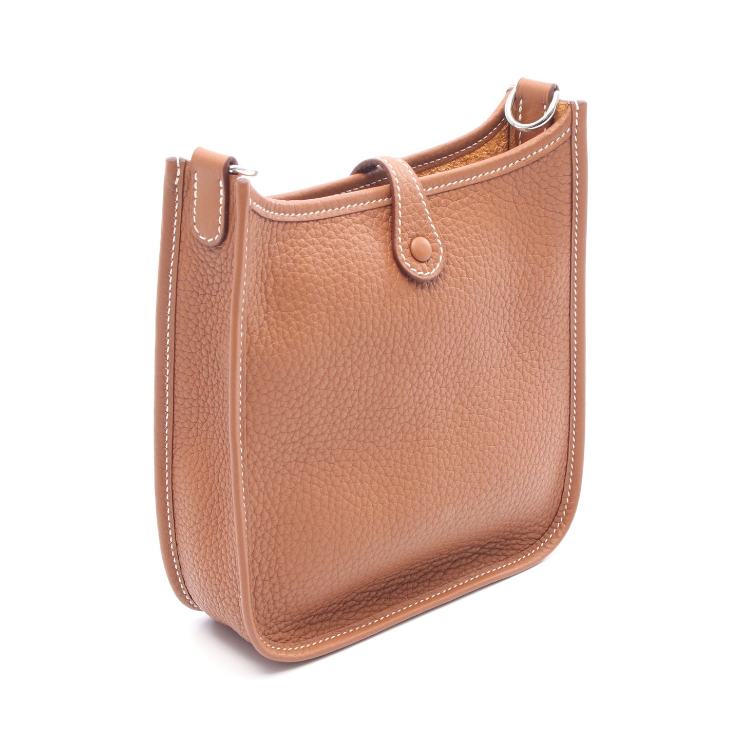エヴリンTPM ゴールド ショルダーバッグ トリヨンクレマンス ブラウン シルバー金具 K刻印 エルメス バッグ HERMES
