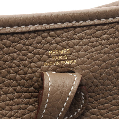 エヴリンTPM エトゥープ ショルダーバッグ トリヨンクレマンス グレーブラウン ゴールド金具 K刻印 エルメス バッグ HERMES