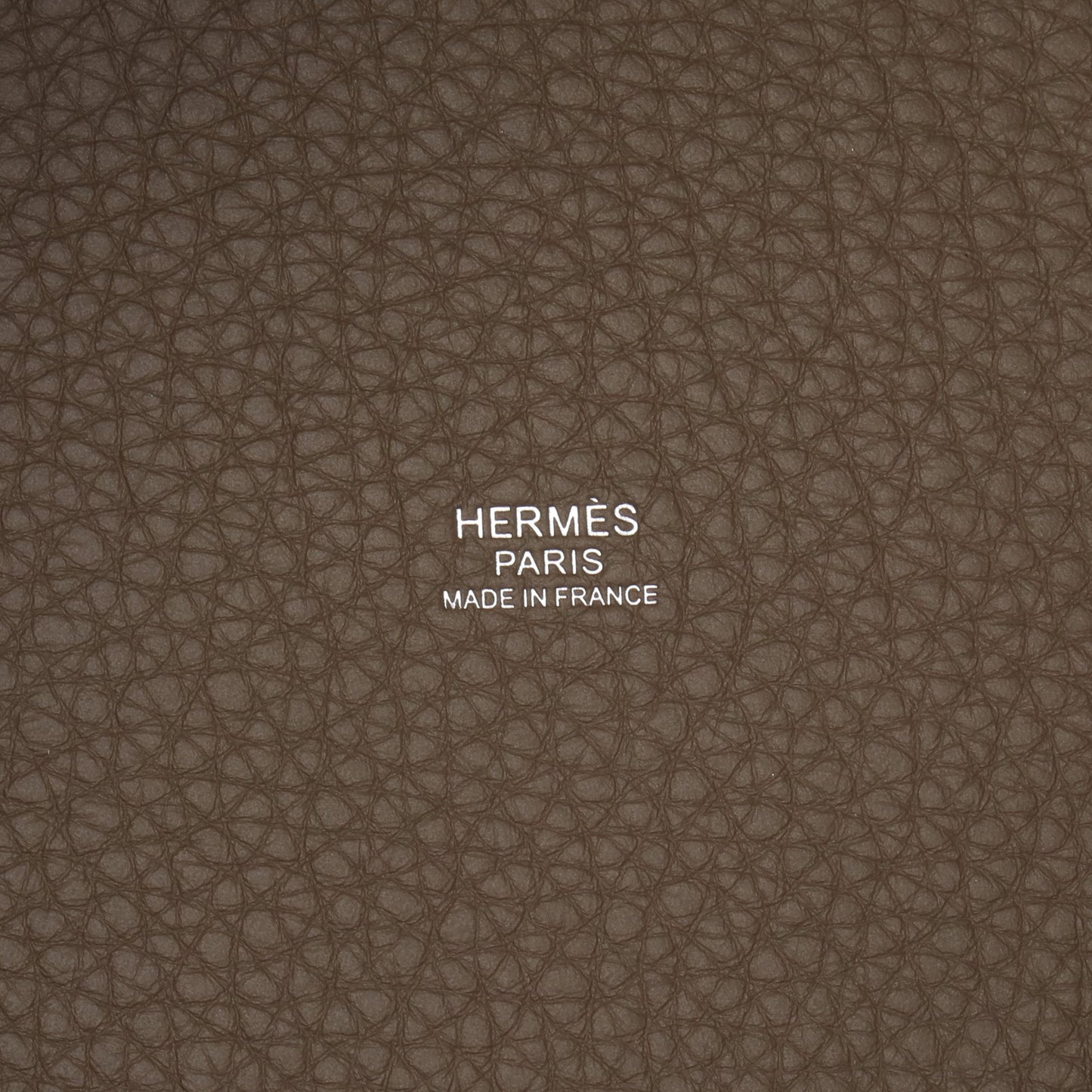 ピコタンロックMM エトゥープ ハンドバッグ トリヨンクレマンス グレーブラウン シルバー金具 K刻印 エルメス バッグ HERMES