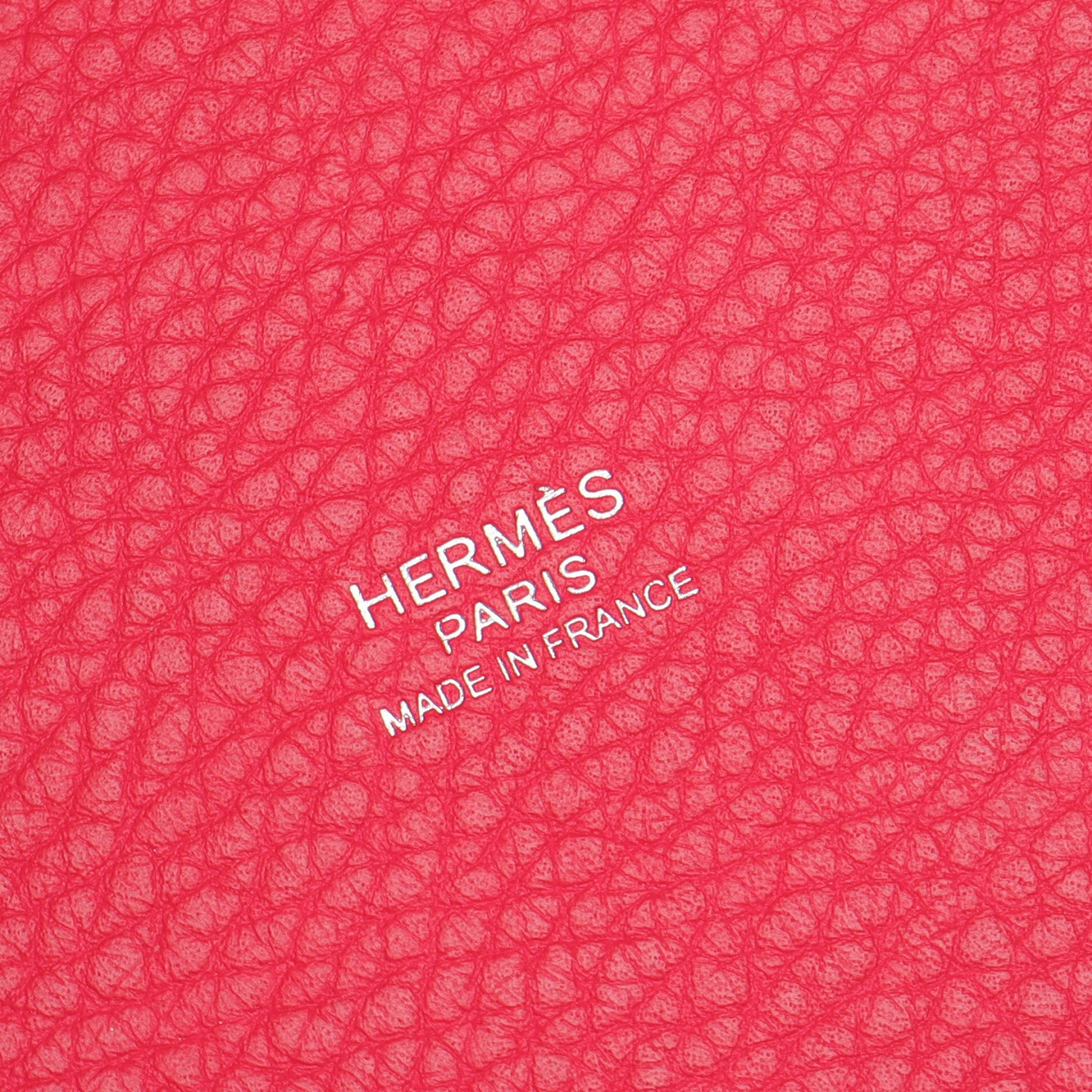 ピコタンロックPM ローズエクストリーム ハンドバッグ トリヨンクレマンス ピンク シルバー金具 A刻印 エルメス バッグ HERMES