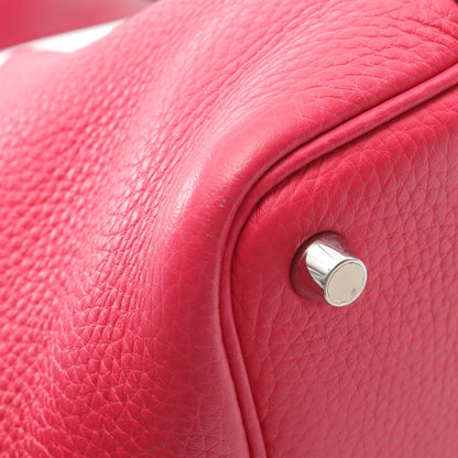 ピコタンロックPM ローズエクストリーム ハンドバッグ トリヨンクレマンス ピンク シルバー金具 A刻印 エルメス バッグ HERMES