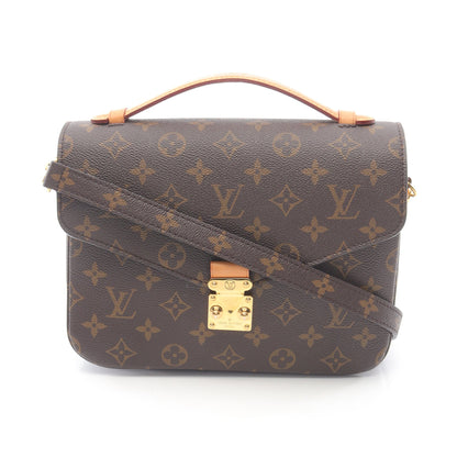 ポシェット メティス MM モノグラム ハンドバッグ PVC レザー ブラウン 2WAY ルイヴィトン バッグ LOUIS VUITTON