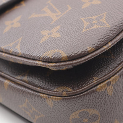 ポシェット メティス MM モノグラム ハンドバッグ PVC レザー ブラウン 2WAY ルイヴィトン バッグ LOUIS VUITTON