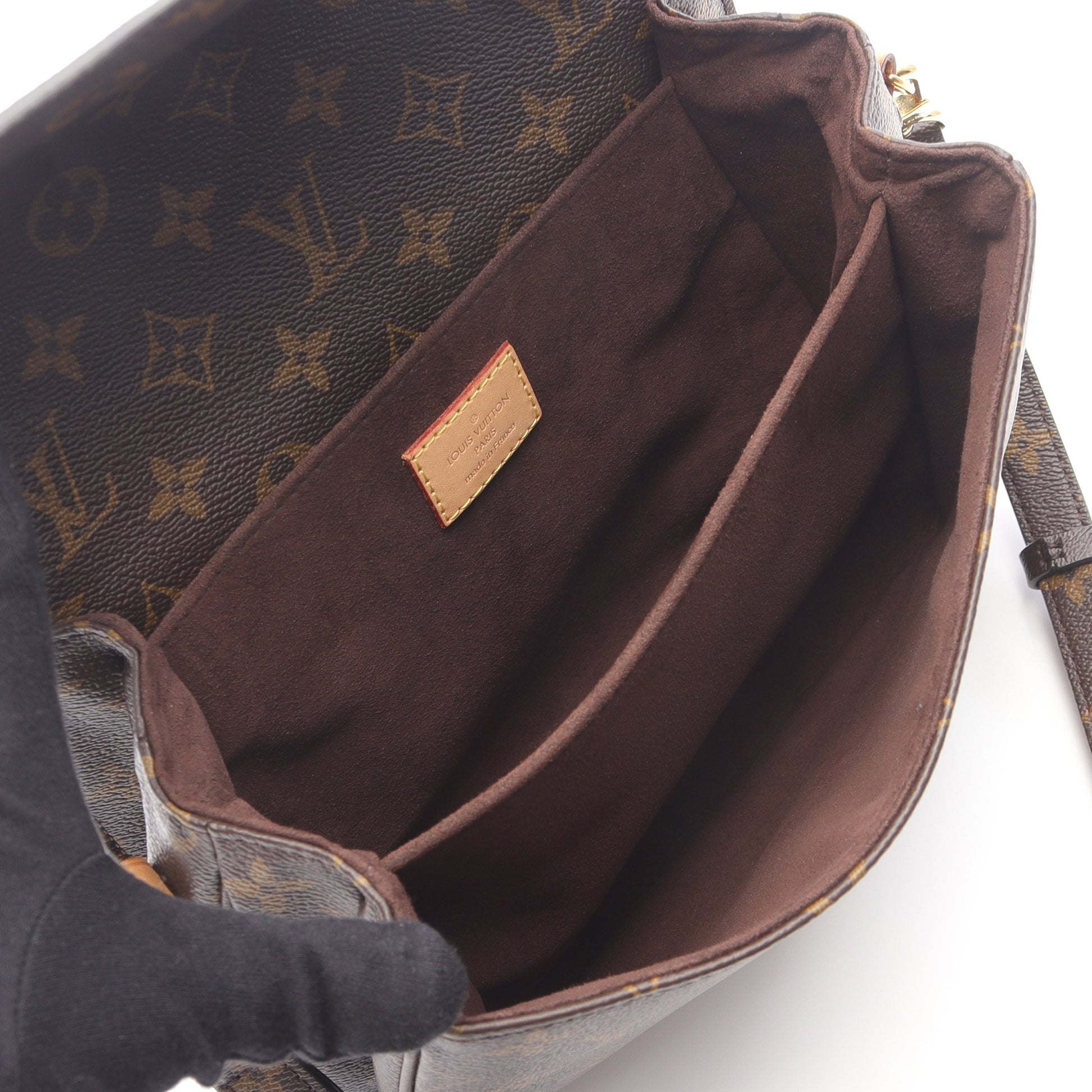 ポシェット メティス MM モノグラム ハンドバッグ PVC レザー ブラウン 2WAY ルイヴィトン バッグ LOUIS VUITTON
