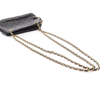 マトラッセ チェーンショルダーバッグ キャビアスキン ブラック ゴールド金具 シャネル バッグ CHANEL