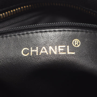 マトラッセ チェーンショルダーバッグ キャビアスキン ブラック ゴールド金具 シャネル バッグ CHANEL