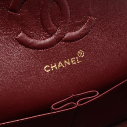マトラッセ Wフラップ Wチェーンショルダーバッグ ラムスキン ブラック ゴールド金具 シャネル バッグ CHANEL