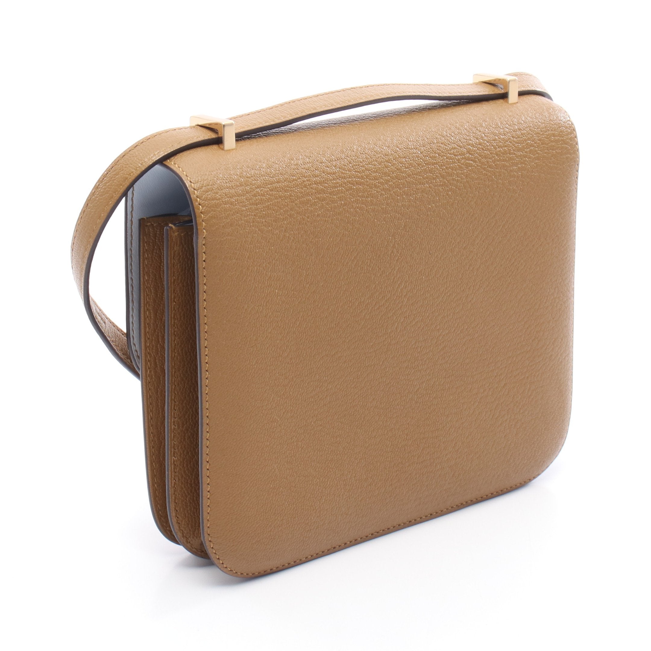 コンスタンス3 ミニ ミロワール ヴェルソ クラフト ショルダーバッグ