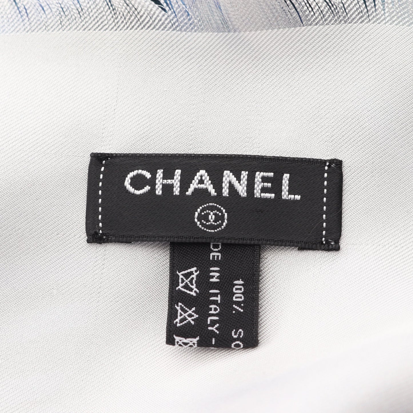 ストール ショール 車プリント ロゴ シルク ピンクパープル マルチカラー シャネル 財布・小物 CHANEL
