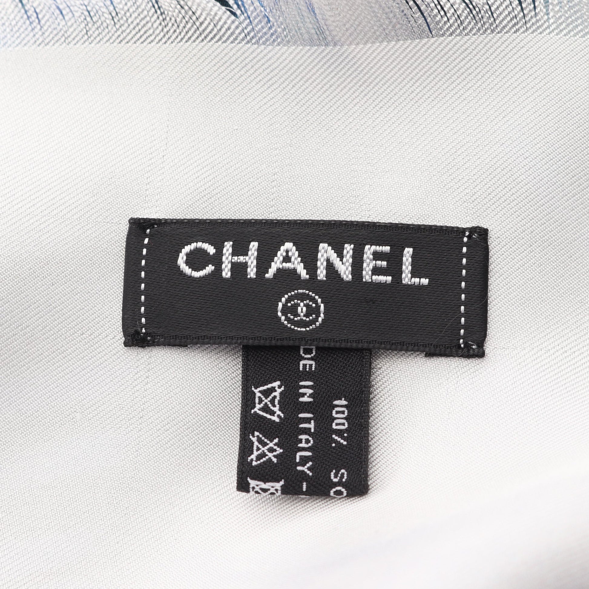 ストール ショール 車プリント ロゴ シルク ピンクパープル マルチカラー シャネル 財布・小物 CHANEL