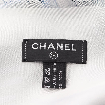 ストール ショール 車プリント ロゴ シルク ピンクパープル マルチカラー シャネル 財布・小物 CHANEL